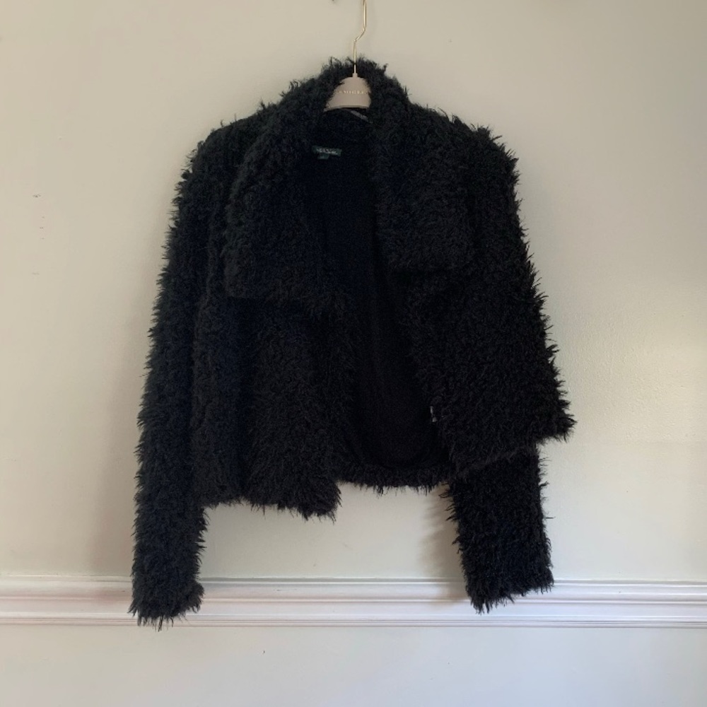 Black Fluffy Jacket